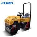 Equipamento de compactação 1 Ton Double Drum Vibratory Roller